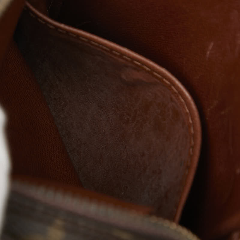 ルイ ヴィトン モノグラム ダヌーブ 斜め掛け ショルダーバッグ M45266 ブラウン PVC レザー レディース LOUIS VUITTON 【中古】