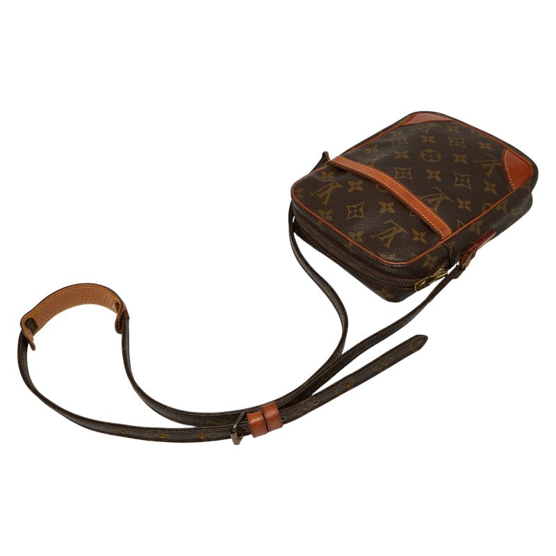 ルイ ヴィトン モノグラム ダヌーブ 斜め掛け ショルダーバッグ M45266 ブラウン PVC レザー レディース LOUIS VUITTON 【中古】