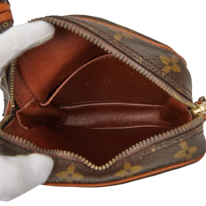 ルイ ヴィトン モノグラム ダヌーブ 斜め掛け ショルダーバッグ M45266 ブラウン PVC レザー レディース LOUIS VUITTON 【中古】