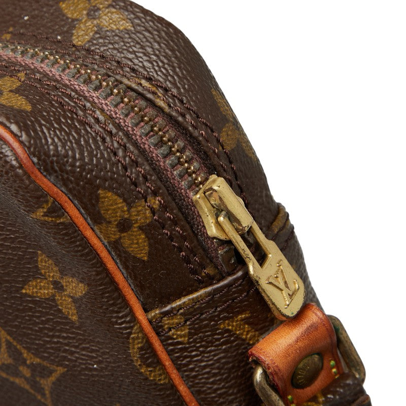 ルイ ヴィトン モノグラム ダヌーブ 斜め掛け ショルダーバッグ M45266 ブラウン PVC レザー レディース LOUIS VUITTON 【中古】