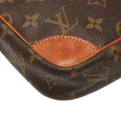 ルイ ヴィトン モノグラム ダヌーブ 斜め掛け ショルダーバッグ M45266 ブラウン PVC レザー レディース LOUIS VUITTON 【中古】