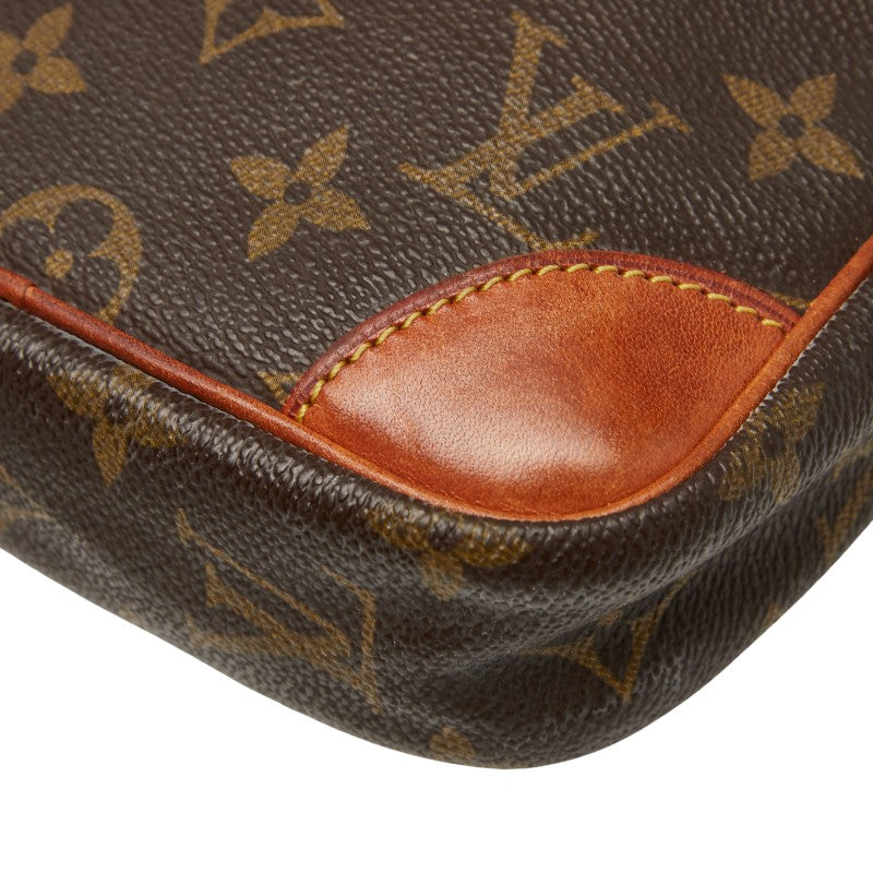 ルイ ヴィトン モノグラム ダヌーブ 斜め掛け ショルダーバッグ M45266 ブラウン PVC レザー レディース LOUIS VUITTON 【中古】