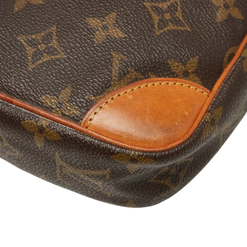 ルイ ヴィトン モノグラム ダヌーブ 斜め掛け ショルダーバッグ M45266 ブラウン PVC レザー レディース LOUIS VUITTON 【中古】