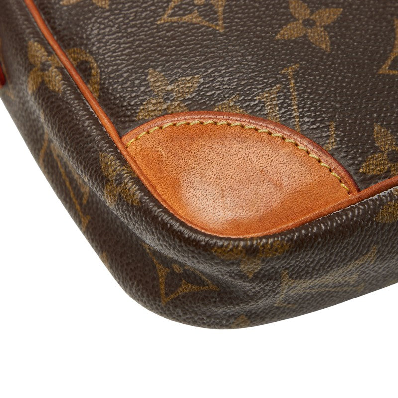 ルイ ヴィトン モノグラム ダヌーブ 斜め掛け ショルダーバッグ M45266 ブラウン PVC レザー レディース LOUIS VUITTON 【中古】