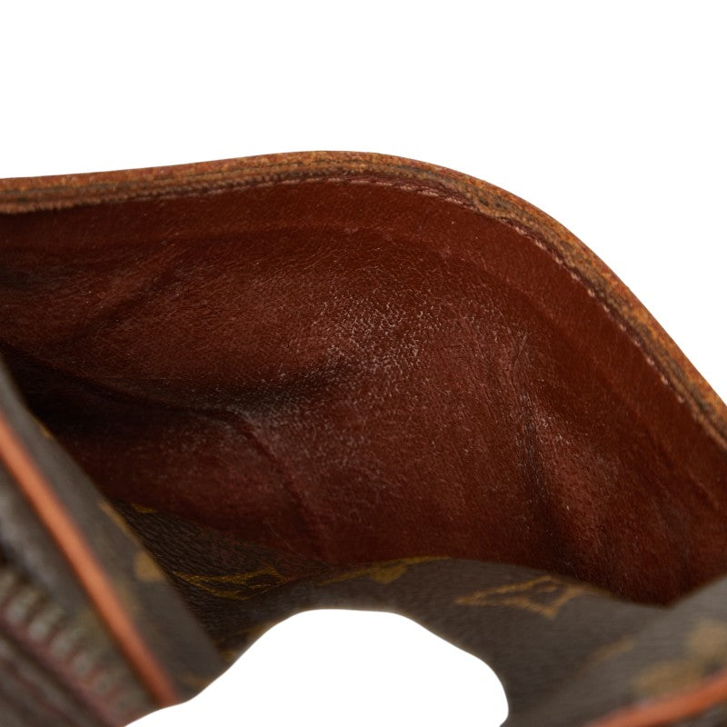 ルイ ヴィトン モノグラム ダヌーブ 斜め掛け ショルダーバッグ M45266 ブラウン PVC レザー レディース LOUIS VUITTON 【中古】