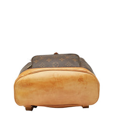 ルイ ヴィトン モノグラム モンスリMM リュック バックパック M51136 ブラウン PVC レザー レディース LOUIS VUITTON 【中古】