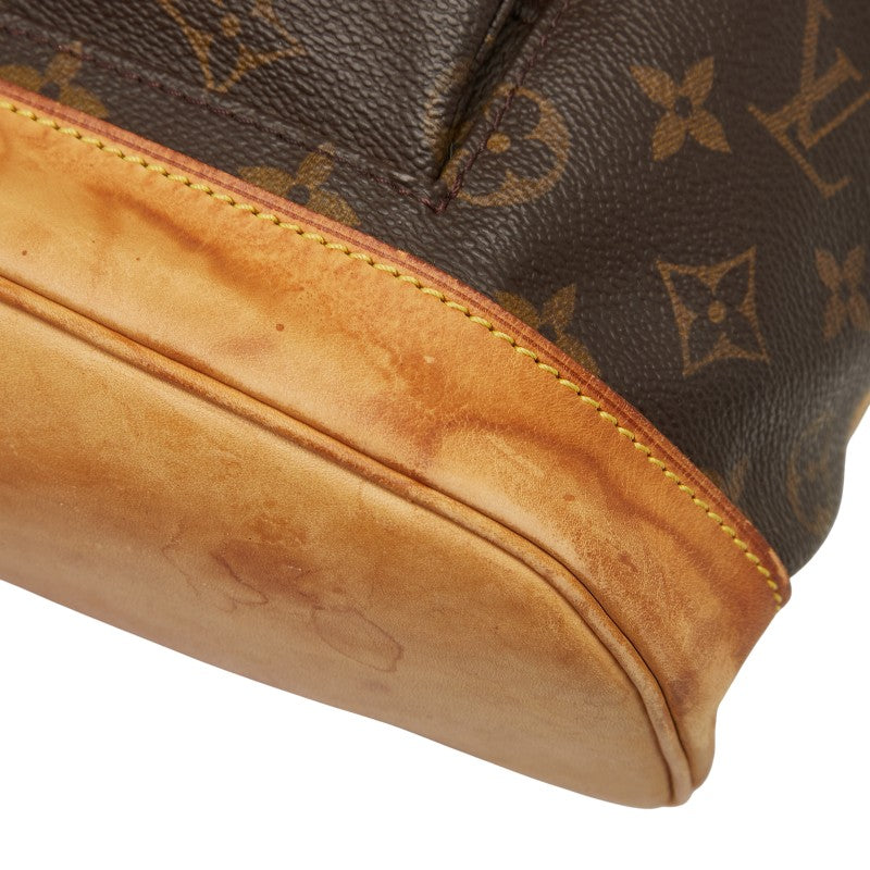 ルイ ヴィトン モノグラム モンスリMM リュック バックパック M51136 ブラウン PVC レザー レディース LOUIS VUITTON 【中古】