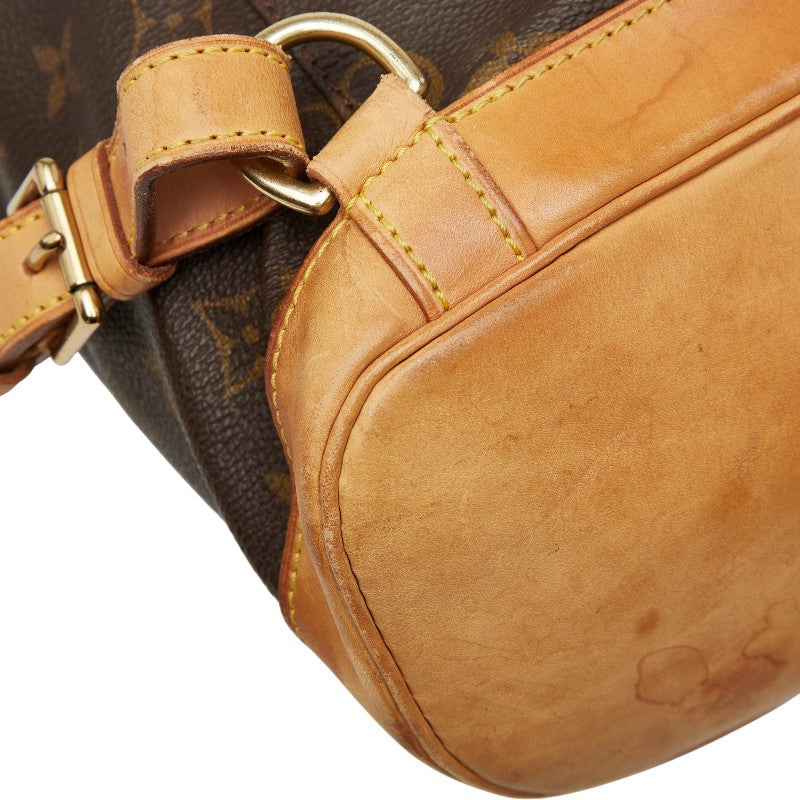 ルイ ヴィトン モノグラム モンスリMM リュック バックパック M51136 ブラウン PVC レザー レディース LOUIS VUITTON 【中古】