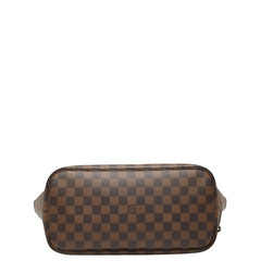 ルイ ヴィトン ダミエ ネヴァーフルMM トートバッグ ショルダーバッグ N41358 ブラウン PVC レザー レディース LOUIS VUITTON 【中古】