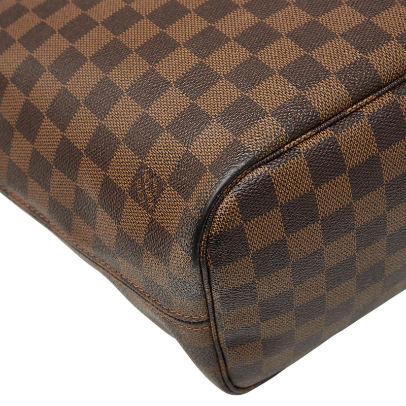 ルイ ヴィトン ダミエ ネヴァーフルMM トートバッグ ショルダーバッグ N41358 ブラウン PVC レザー レディース LOUIS VUITTON 【中古】