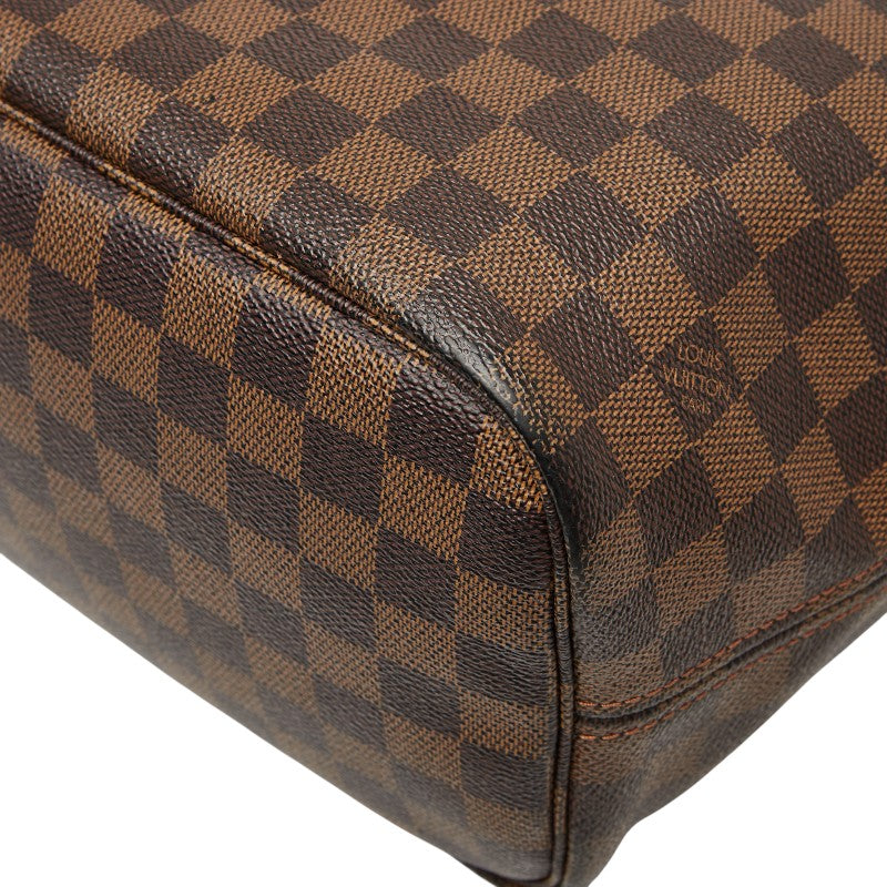 ルイ ヴィトン ダミエ ネヴァーフルMM トートバッグ ショルダーバッグ N41358 ブラウン PVC レザー レディース LOUIS VUITTON 【中古】