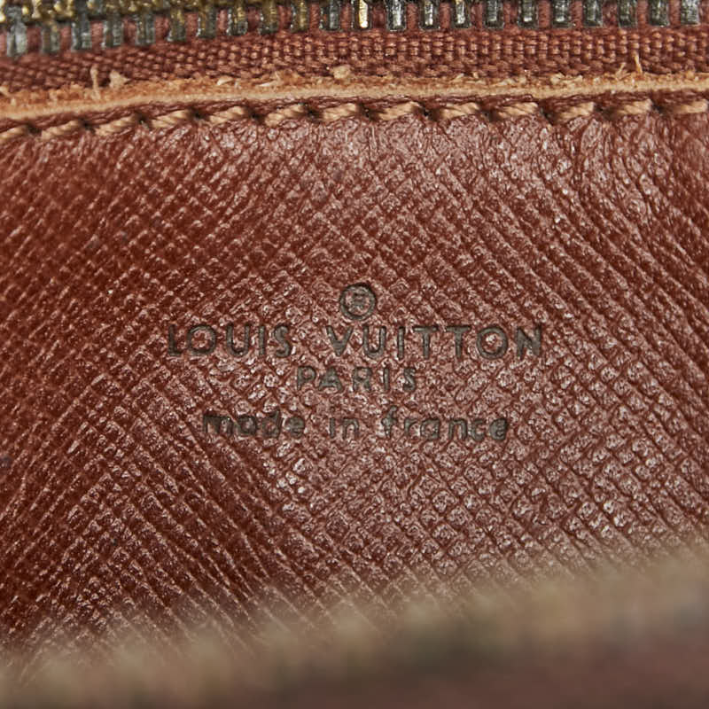 ルイ ヴィトン モノグラム ジュヌフィーユ 斜め掛け ショルダーバッグ M51227 ブラウン PVC レザー レディース LOUIS VUITTON 【中古】