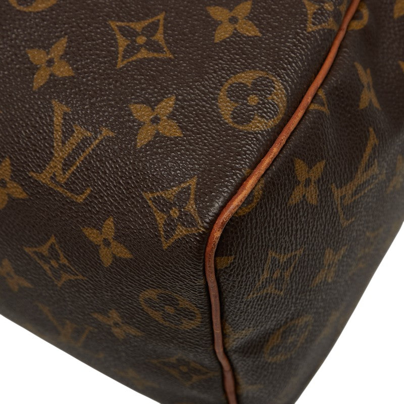 ルイ ヴィトン モノグラム スピーディ25 ミニボストンバッグ ハンドバッグ M41528 ブラウン PVC レザー レディース LOUIS VUITTON 【中古】