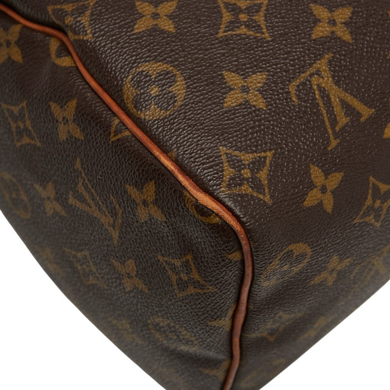 ルイ ヴィトン モノグラム スピーディ25 ミニボストンバッグ ハンドバッグ M41528 ブラウン PVC レザー レディース LOUIS VUITTON 【中古】