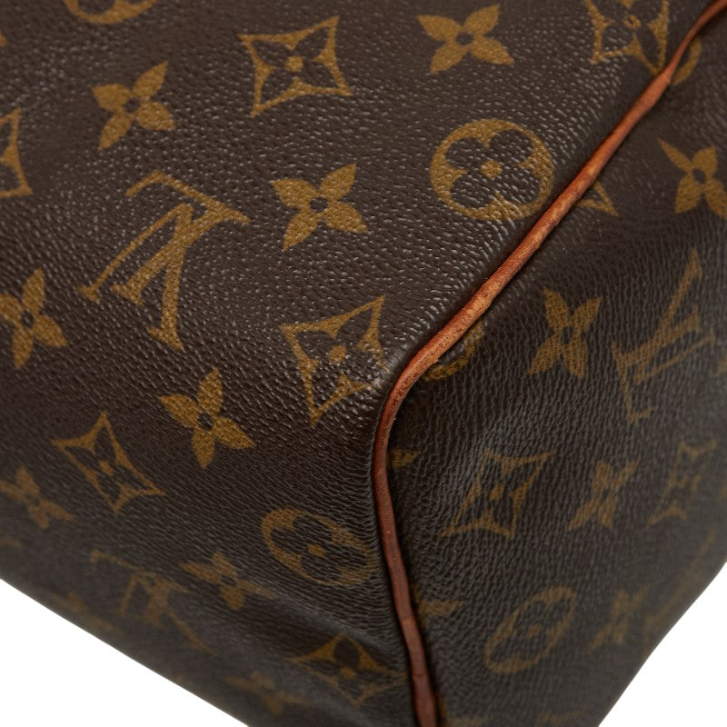 ルイ ヴィトン モノグラム スピーディ25 ミニボストンバッグ ハンドバッグ M41528 ブラウン PVC レザー レディース LOUIS VUITTON 【中古】