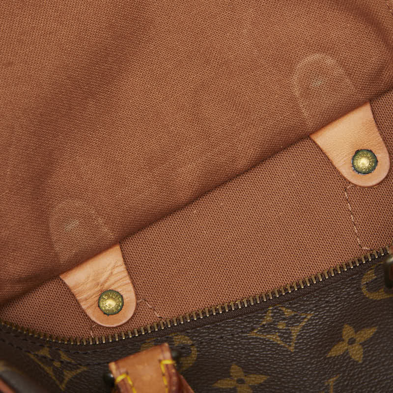 ルイ ヴィトン モノグラム スピーディ25 ミニボストンバッグ ハンドバッグ M41528 ブラウン PVC レザー レディース LOUIS VUITTON 【中古】