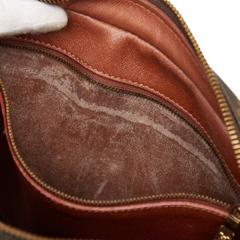 ルイ ヴィトン モノグラム ジュヌフィーユGM 斜め掛け ショルダーバッグ M51225 ブラウン PVC レザー レディース LOUIS VUITTON 【中古】