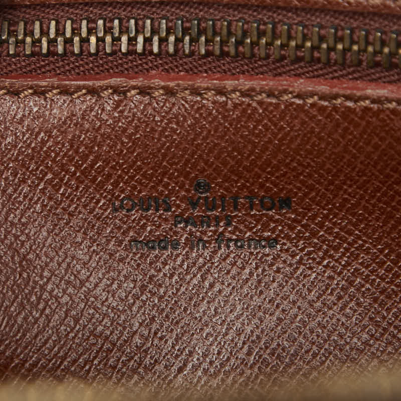 ルイ ヴィトン モノグラム ジュヌフィーユGM 斜め掛け ショルダーバッグ M51225 ブラウン PVC レザー レディース LOUIS VUITTON 【中古】