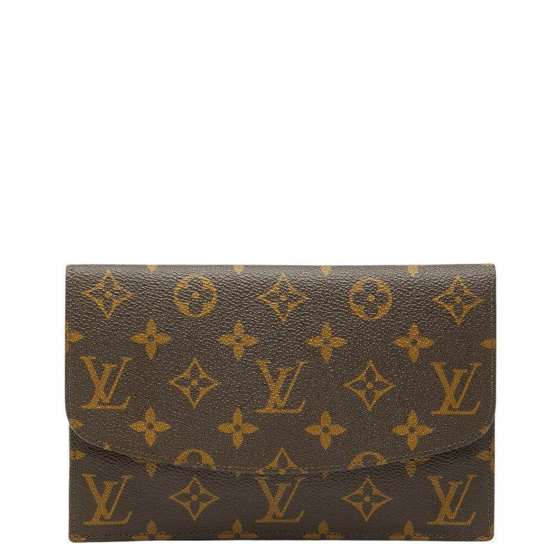 ルイ ヴィトン モノグラム ポシェットラバ 20 セカンドバッグ ポーチ M51935 ブラウン PVC レザー レディース LOUIS VUITTON 【中古】