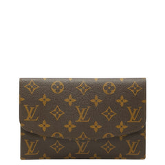 ルイ ヴィトン モノグラム ポシェットラバ 20 セカンドバッグ ポーチ M51935 ブラウン PVC レザー レディース LOUIS VUITTON 【中古】