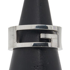 グッチ カットアウトG リング 指輪 #12 SV925 シルバー レディース GUCCI 【中古】