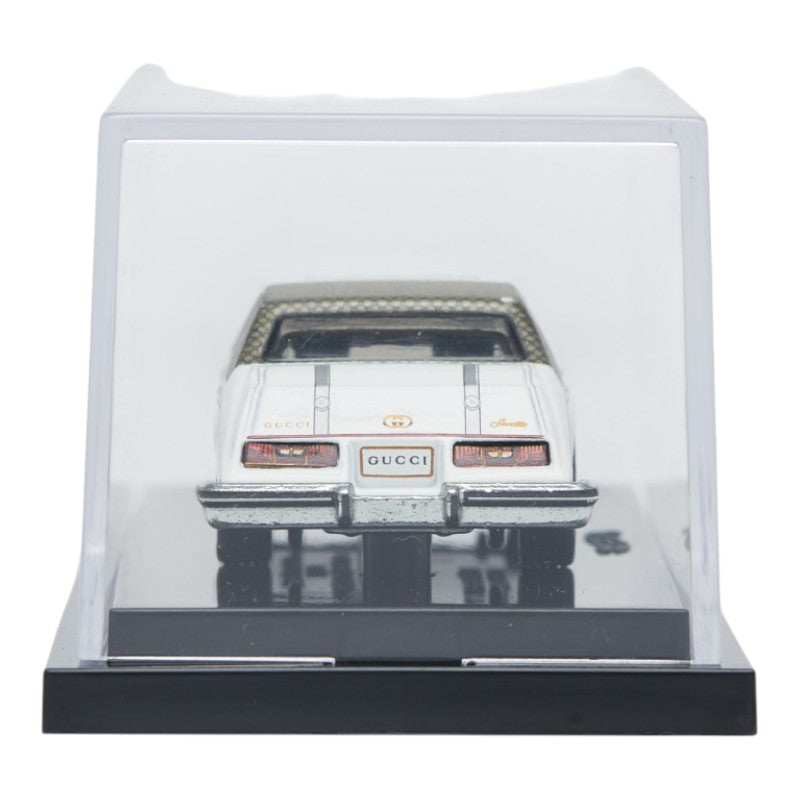 グッチ ×ホットウィール 5000台限定 キャデラック セビル オブジェ 置物 ミニカー AB2716 ホワイト マルチカラー プラスチック メンズ GUCCI 【中古】