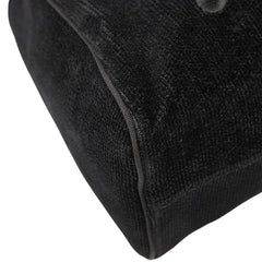 フェイラー ロゴ トートバッグ ブラック コーデュロイ レディース FEILER 【中古】