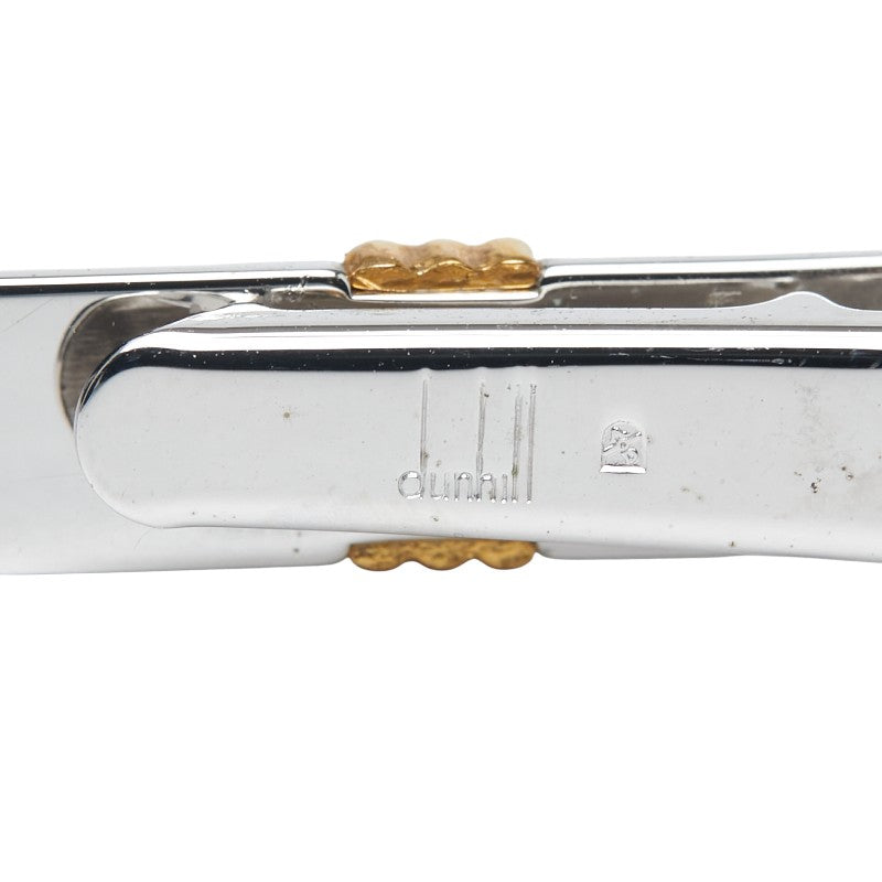 ダンヒル カフス ネクタイピン セット シルバー ゴールド メタル メッキ メンズ Dunhill 【中古】