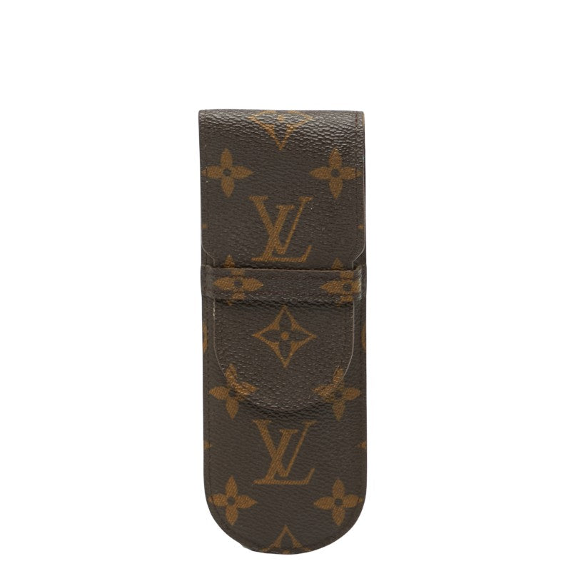 ルイ ヴィトン モノグラム エテュイ スティロ ペンケース M62990 ブラウン PVC レディース LOUIS VUITTON 【中古】
