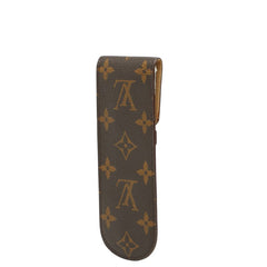 ルイ ヴィトン モノグラム エテュイ スティロ ペンケース M62990 ブラウン PVC レディース LOUIS VUITTON 【中古】