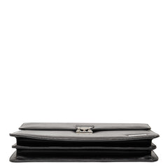 サンローラン ビジネスバッグ ハンドバッグ ブラック レザー メンズ SAINT LAURENT 【中古】