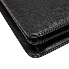 サンローラン ビジネスバッグ ハンドバッグ ブラック レザー メンズ SAINT LAURENT 【中古】