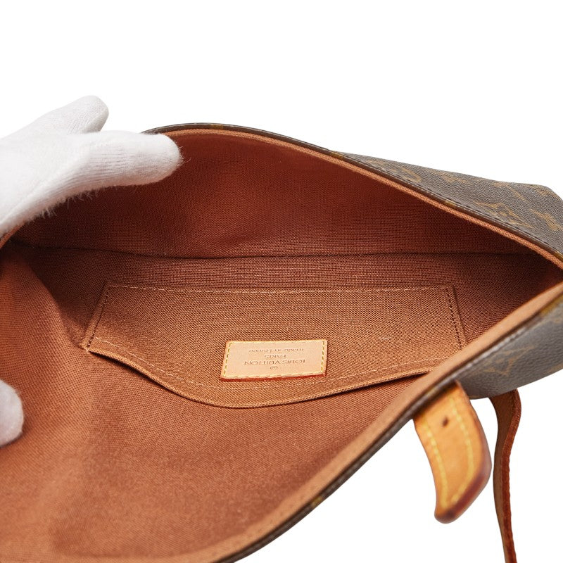 ルイ ヴィトン モノグラム ポシェット マレル ウエストバッグ M51159 ブラウン PVC レザー レディース LOUIS VUITTON 【中古】