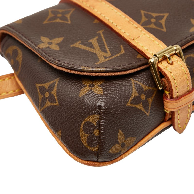 ルイ ヴィトン モノグラム ポシェット マレル ウエストバッグ M51159 ブラウン PVC レザー レディース LOUIS VUITTON 【中古】