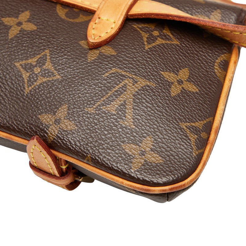ルイ ヴィトン モノグラム ポシェット マレル ウエストバッグ M51159 ブラウン PVC レザー レディース LOUIS VUITTON 【中古】