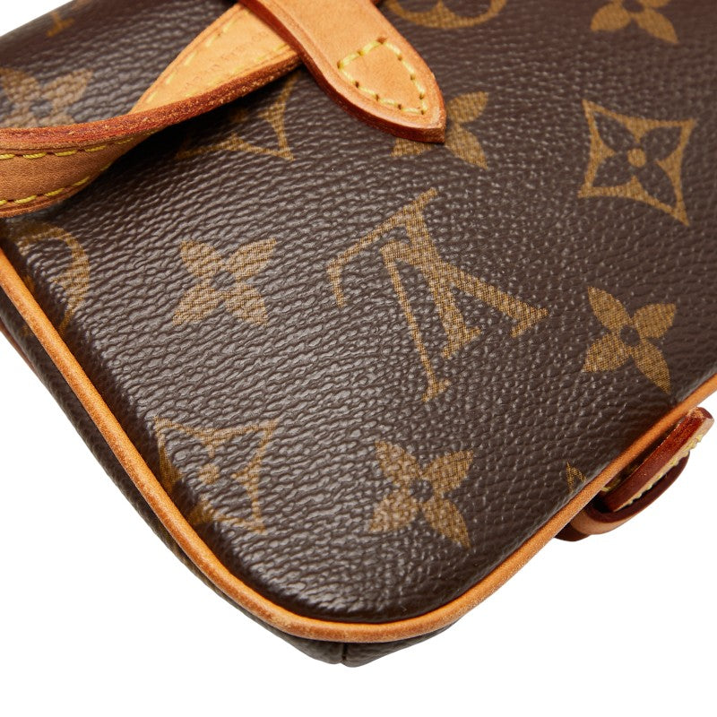 ルイ ヴィトン モノグラム ポシェット マレル ウエストバッグ M51159 ブラウン PVC レザー レディース LOUIS VUITTON 【中古】