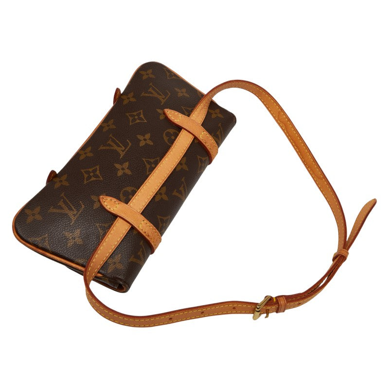 ルイ ヴィトン モノグラム ポシェット マレル ウエストバッグ M51159 ブラウン PVC レザー レディース LOUIS VUITTON 【中古】