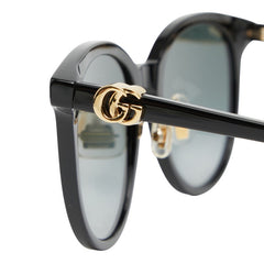 グッチ サングラス グラデーションレンズ アジアンフィット GG1073SK ブラック プラスチック レディース GUCCI 【中古】