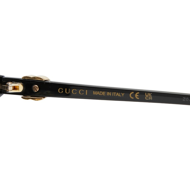 グッチ サングラス グラデーションレンズ アジアンフィット GG1073SK ブラック プラスチック レディース GUCCI 【中古】