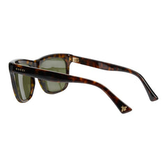 グッチ ビー 蜂 サングラス ウェリントン GG0158S ブラウン プラスチック レディース GUCCI 【中古】