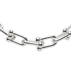 ティファニー ハードウェア グラジュエイテッド リンク 18in ネックレス SV925 シルバー レディース TIFFANY&Co. 【中古】