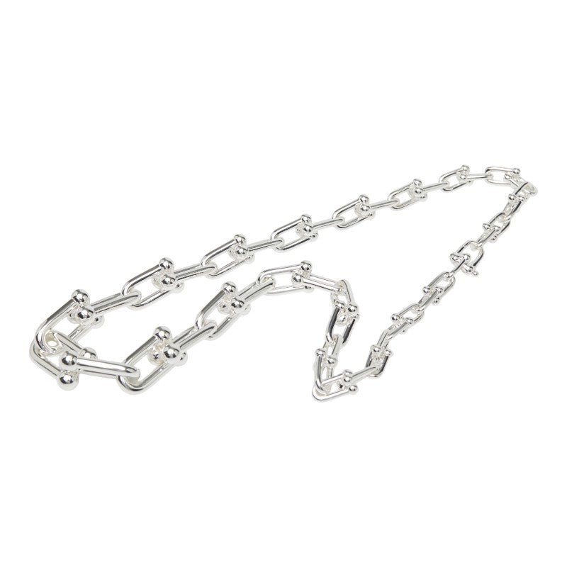 ティファニー ハードウェア グラジュエイテッド リンク 18in ネックレス SV925 シルバー レディース TIFFANY&Co. 【中古】