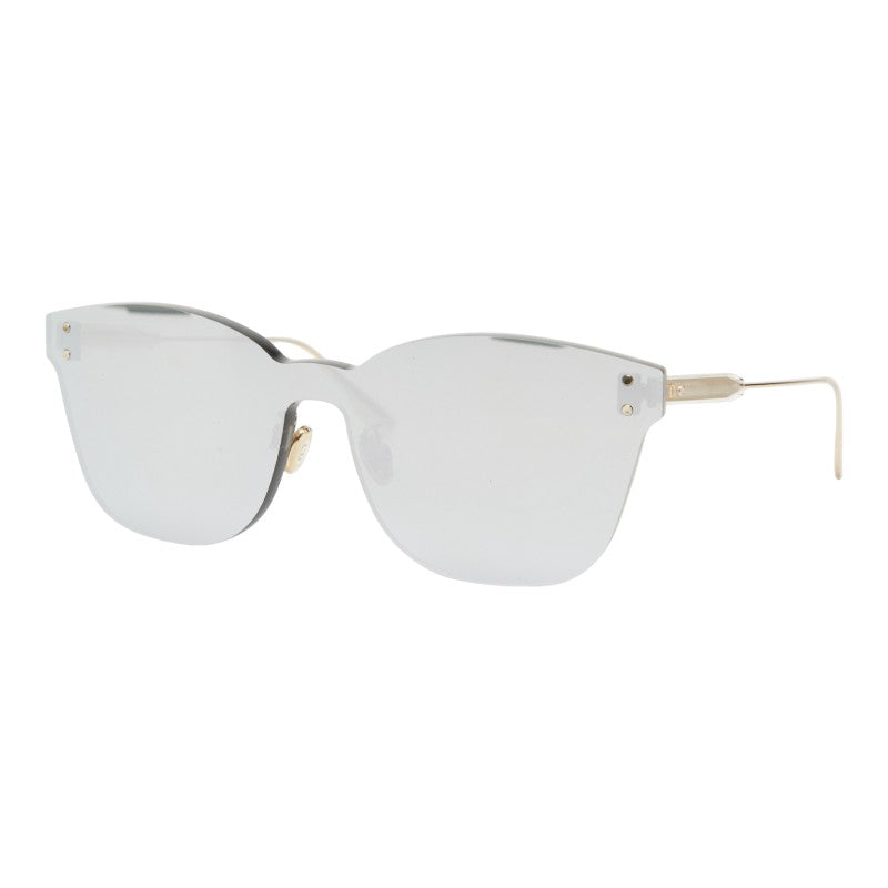 ディオール Color Quake2 サングラス ミラーレンズ YB7T4 ゴールド プラスチック レディース Dior 【中古】