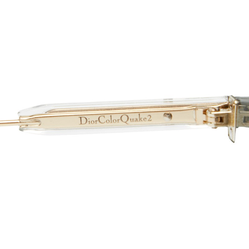 ディオール Color Quake2 サングラス ミラーレンズ YB7T4 ゴールド プラスチック レディース Dior 【中古】