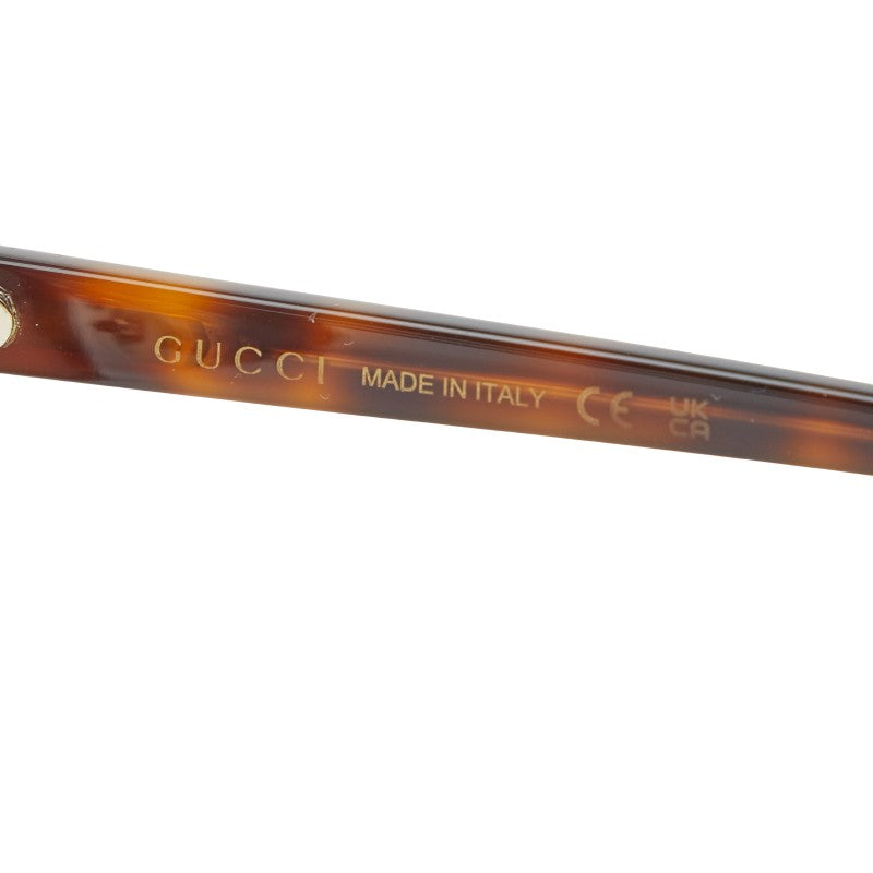 グッチ サングラス アジアンフィット GG1896SK ブラウン プラスチック メンズ GUCCI 【中古】
