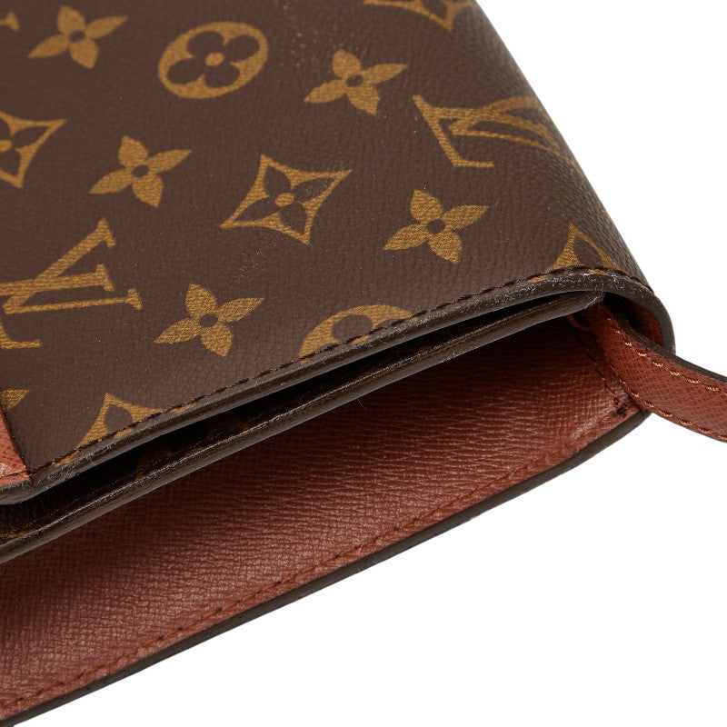 ルイ ヴィトン モノグラム ボルドー24 斜め掛け ショルダーバッグ M51798 ブラウン PVC レザー レディース LOUIS VUITTON 【中古】