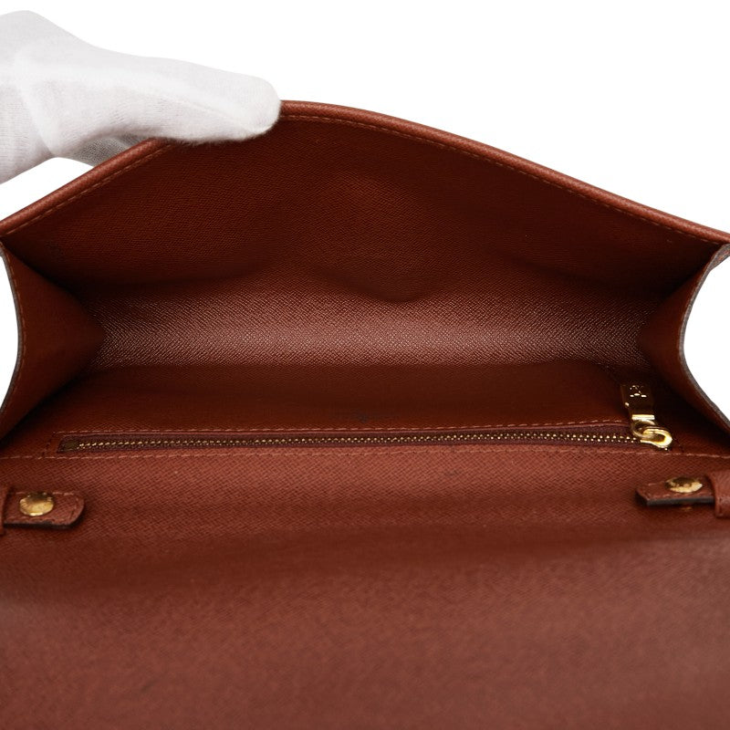 ルイ ヴィトン モノグラム ボルドー24 斜め掛け ショルダーバッグ M51798 ブラウン PVC レザー レディース LOUIS VUITTON 【中古】
