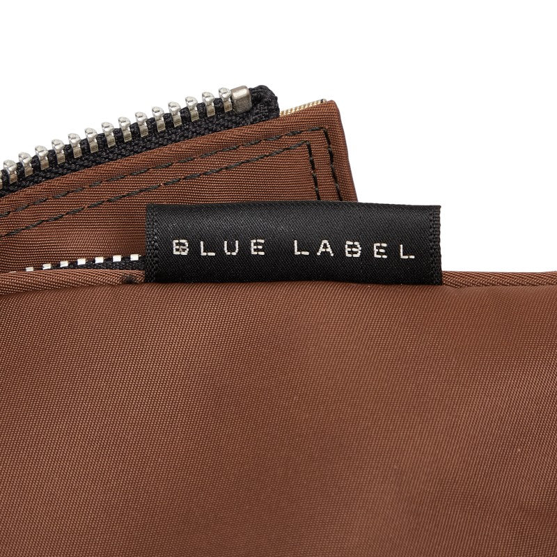 バーバリー ノバチェック ハンドバッグ ベージュ ブラウン ナイロン レザー レディース BURBERRY 【中古】