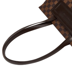 ルイ ヴィトン ダミエ パリオリPM ハンドバッグ トートバッグ N51123 ブラウン PVC レザー レディース LOUIS VUITTON 【中古】