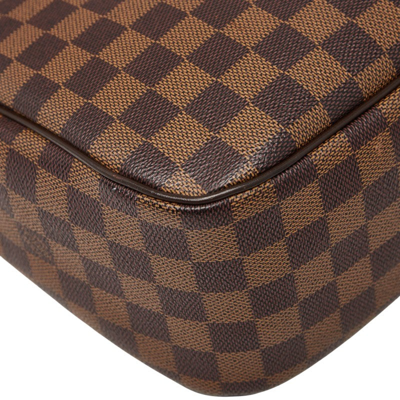 ルイ ヴィトン ダミエ パリオリPM ハンドバッグ トートバッグ N51123 ブラウン PVC レザー レディース LOUIS VUITTON 【中古】